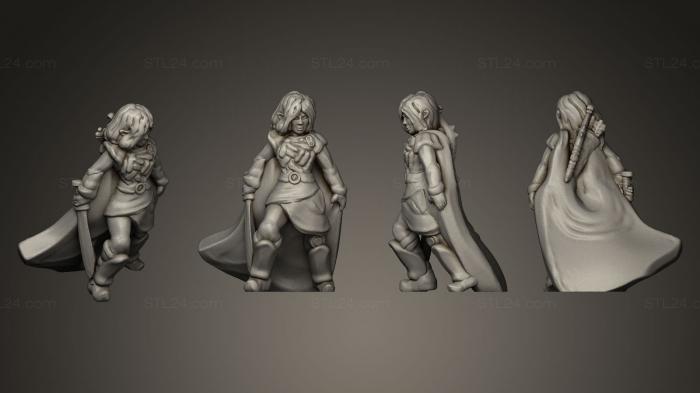 Статуэтки и статуи разные (Бродяга по поляне, STKR_0193) 3D модель для ЧПУ станка
